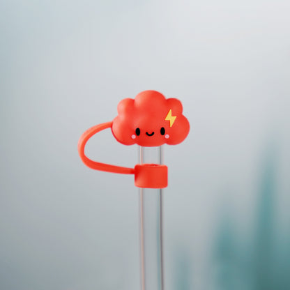 Owllaser Lightning Cloud Straw Topper, 10mm Straw Accessory