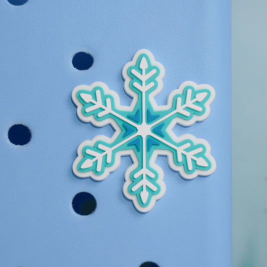 Owllaser Snowflake Charm for Handbags, Accessories PVC Rubber for Bogg Bags