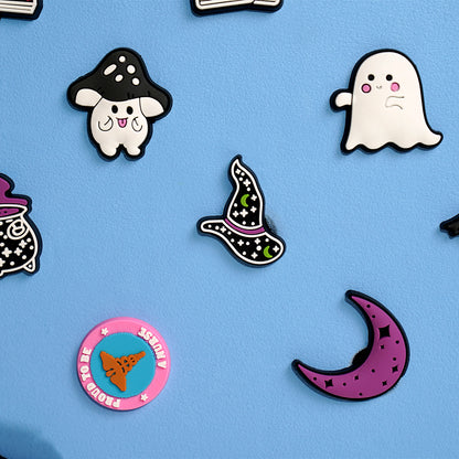 Owllaser Halloween Series Charms for Handbags, Accessories PVC for Bogg Bags(13PCS)