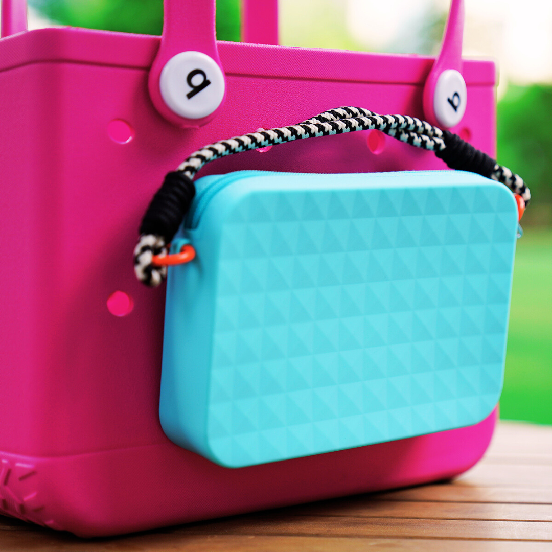Owllaser Colorful Phone holder with Rope Handle, Compatible with Bogg Bags, Portable Phone Case Holder