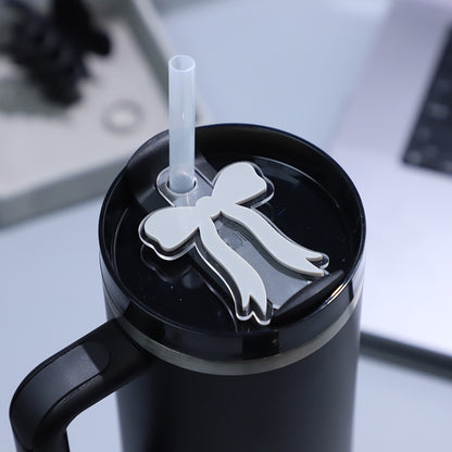 OwlLaser Slender Bow Ribbon Tumbler Tags 40oz / 30oz