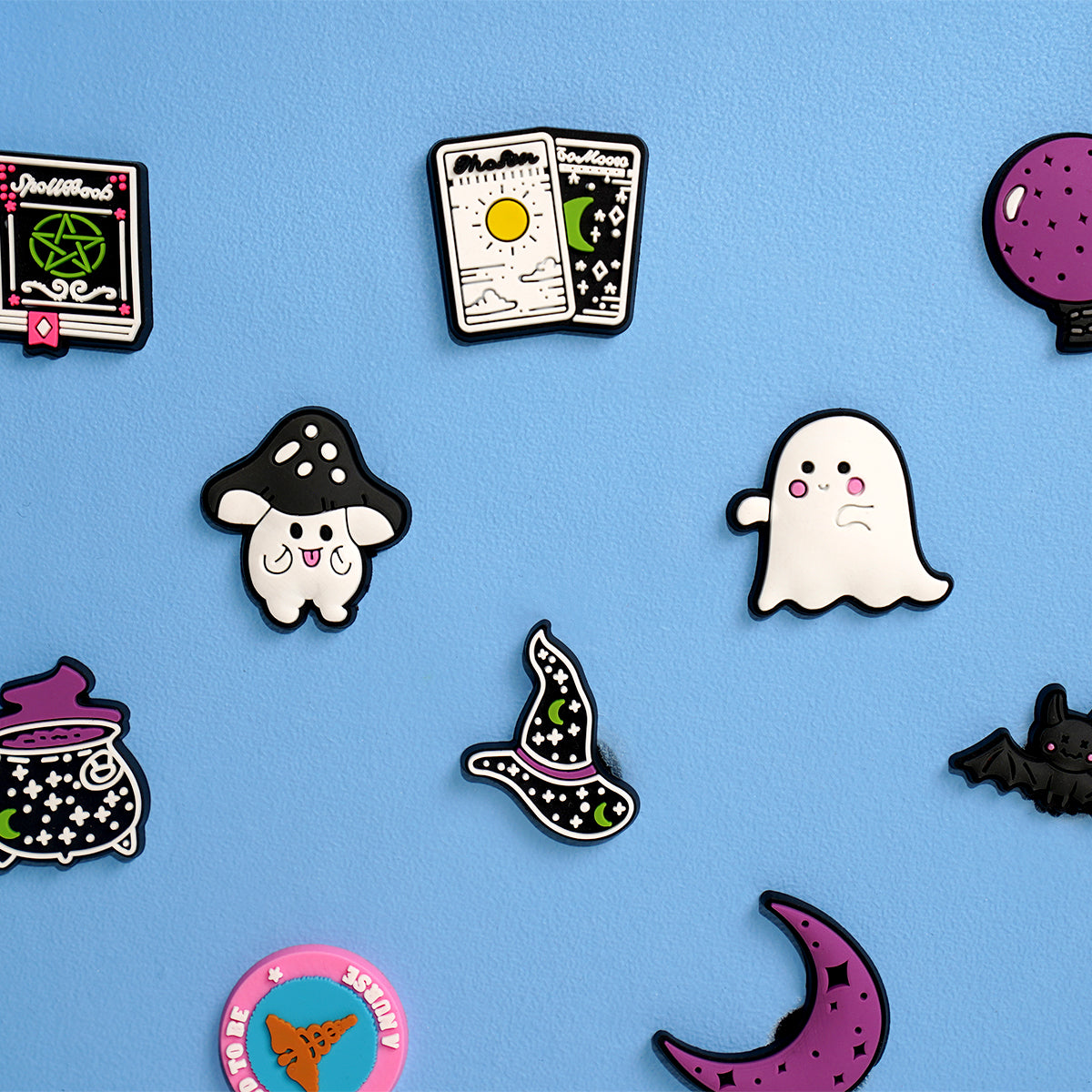 Owllaser Halloween Series Charms for Handbags, Accessories PVC for Bogg Bags(13PCS)