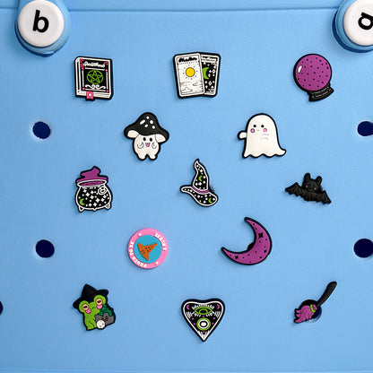 Owllaser Halloween Series Charms for Handbags, Accessories PVC for Bogg Bags(13PCS)