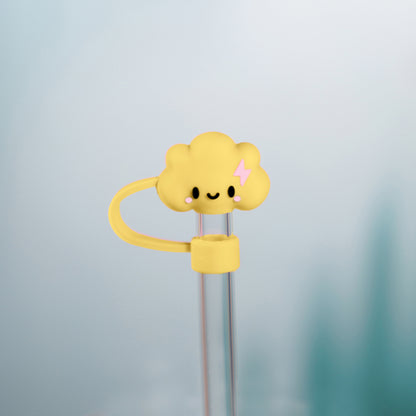 Owllaser Lightning Cloud Straw Topper, 10mm Straw Accessory