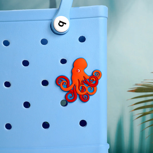 Owllaser Octopus Charm for Handbags, Accessories for Bogg Bags