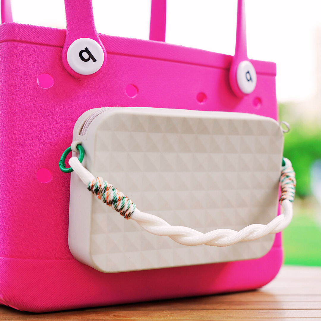 Owllaser Colorful Phone holder with Rope Handle, Compatible with Bogg Bags, Portable Phone Case Holder