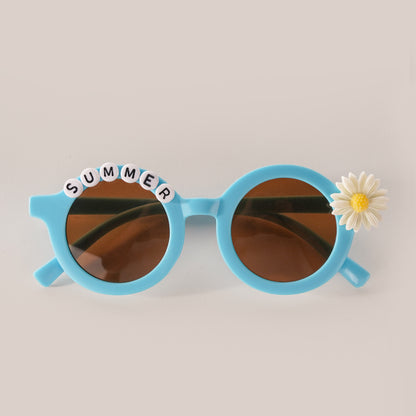 Owllaser Chidren Fashion and Sweet Personalized Letters Sunglasses