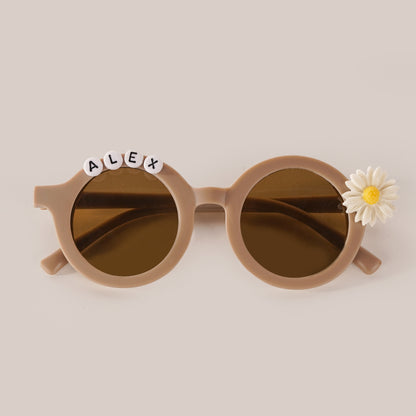 Owllaser Chidren Fashion and Sweet Personalized Letters Sunglasses