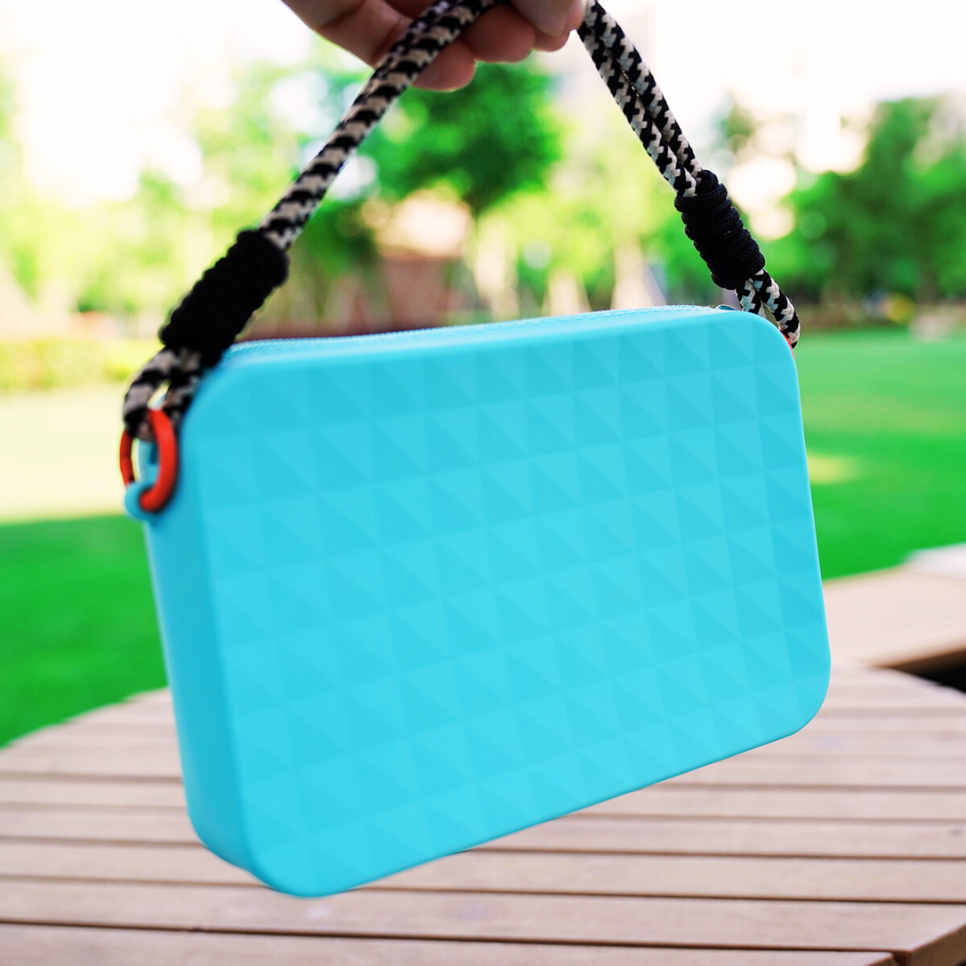 Owllaser Colorful Phone holder with Rope Handle, Compatible with Bogg Bags, Portable Phone Case Holder