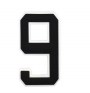 Owllaser 3D Black and White Numbers Charm for Handbags, Accessories for Bogg Bags