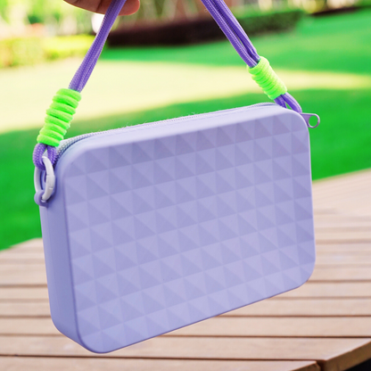 Owllaser Colorful Phone holder with Rope Handle, Compatible with Bogg Bags, Portable Phone Case Holder
