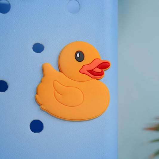 Owllaser Little Yellow Duck Charm for Handbags, Accessories PVC Rubber for Bogg Bags