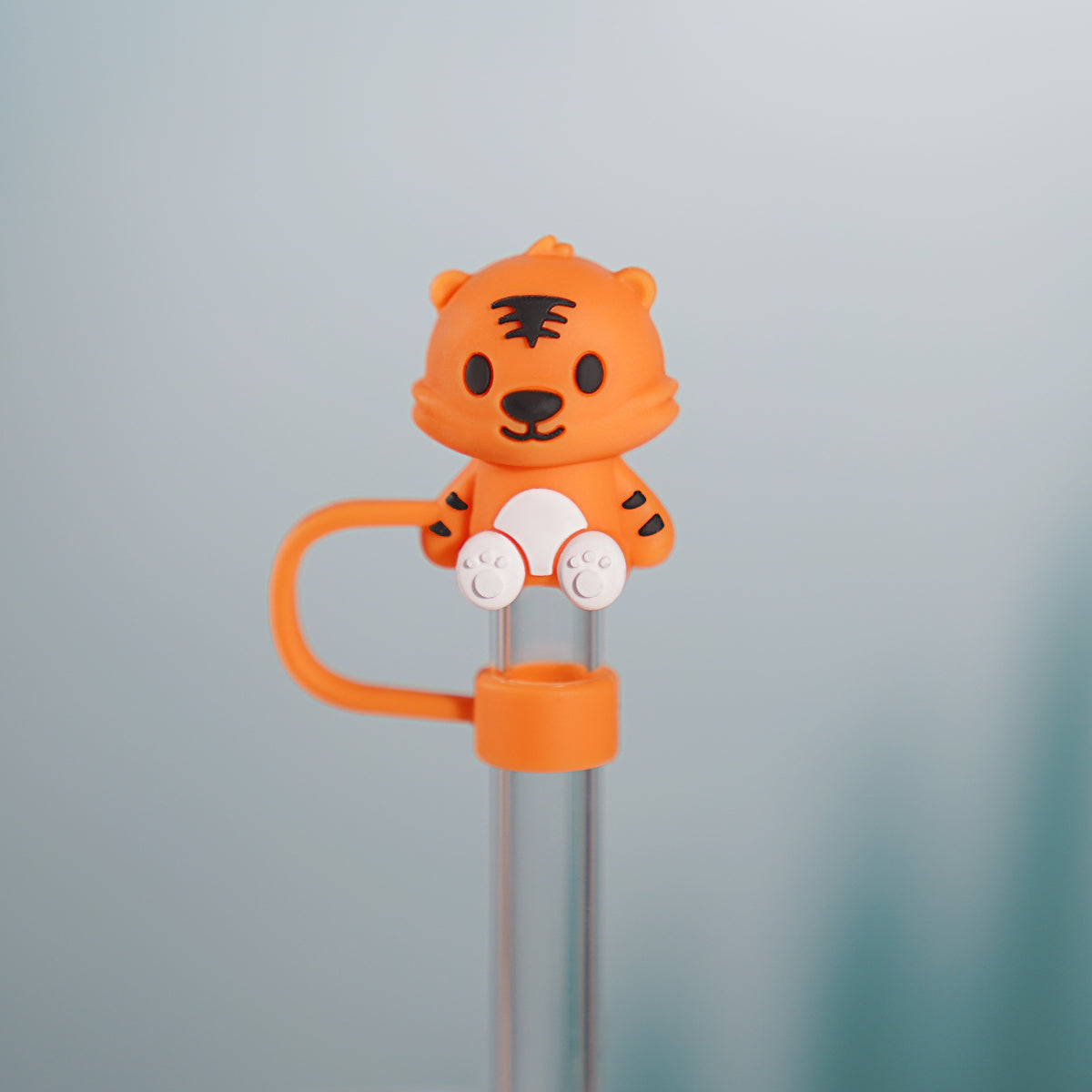 Owllaser Tiger Straw Topper, PVC Straw Accessory for 10mm Straw