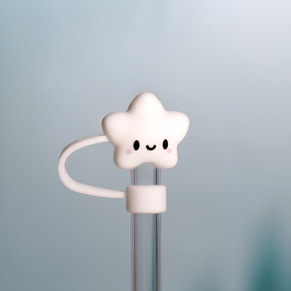 Owllaser Cute Star Straw Topper, Straw Accessory for 10mm Straw