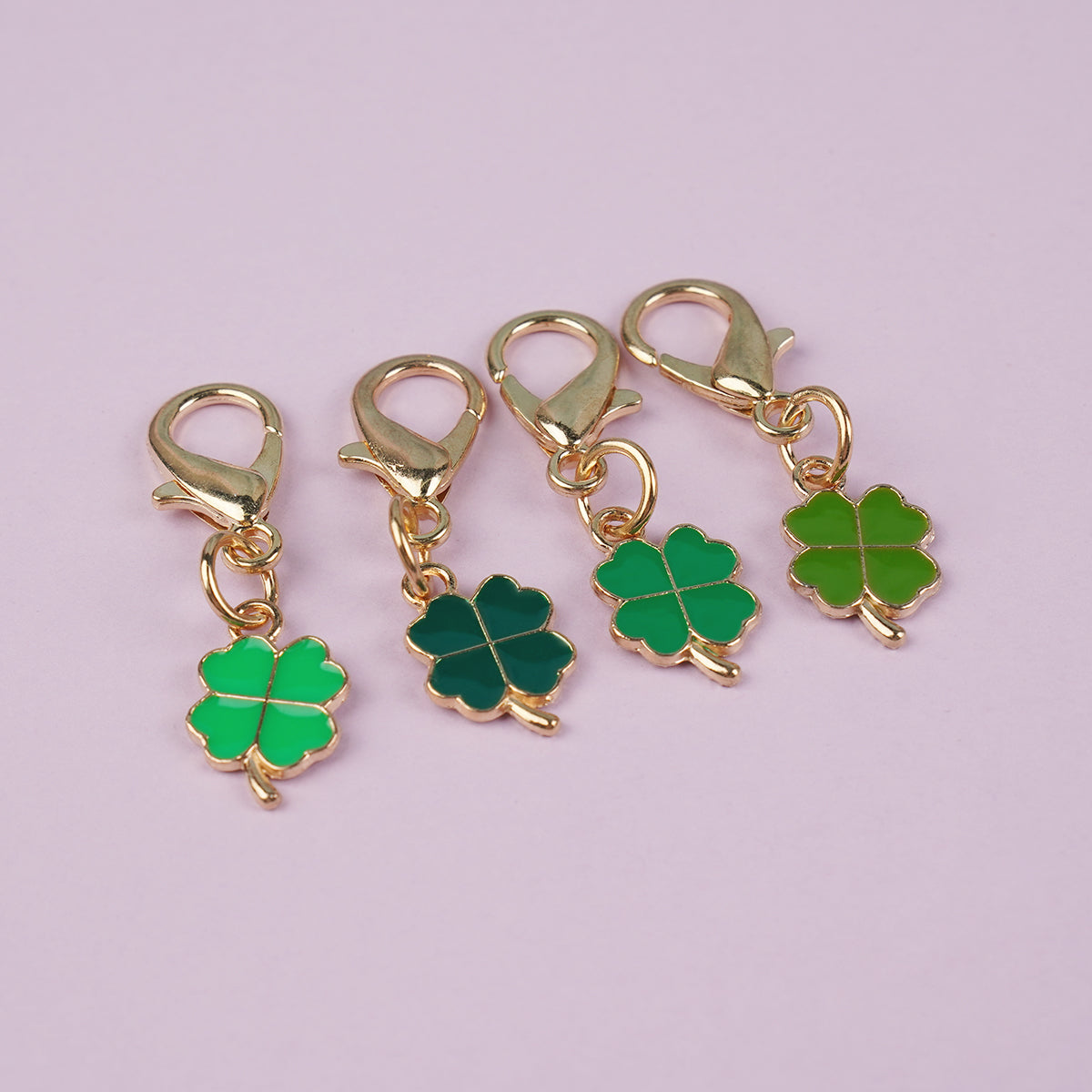 Owllaser Four-Leaf Clover Keychain, Accessories for Backpacks