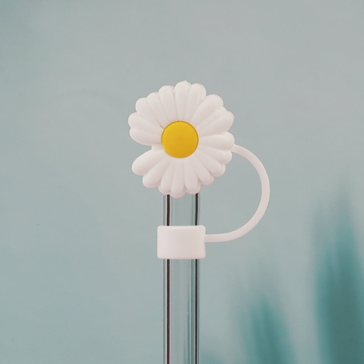 Owllaser Bright Sunflower Straw Topper, PVC Straw Accessory for 10mm Straw