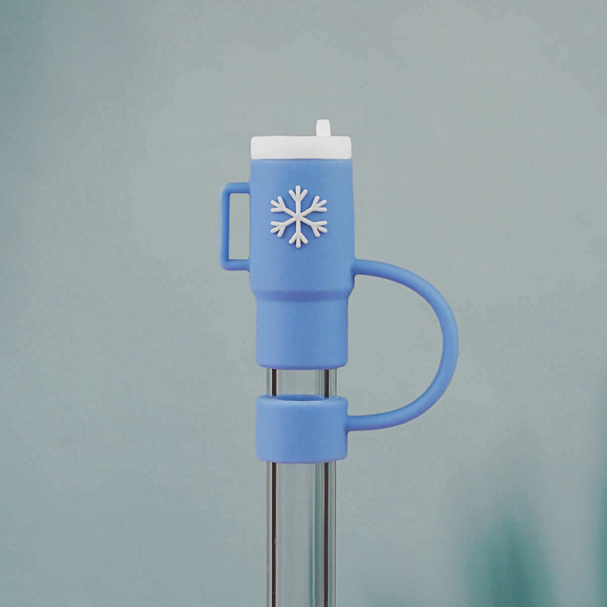 Owllaser Cute Hot Snowflake Cup Straw Topper, 10mm Straw Accessory