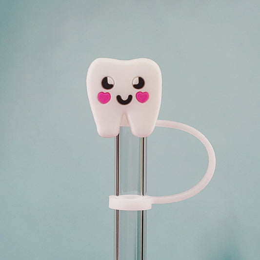 Owllaser Dental Straw Topper, PVC Straw Accessory for 10mm Straw