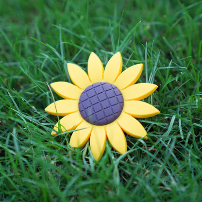 Owllaser Sunflower Rubber Beach Bag Accessories, Big Charms for Bogg Bag