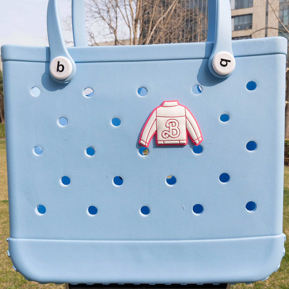 Owllaser Baseball uniform for HandBags, Accessories PVC Rubber for Bogg Bags