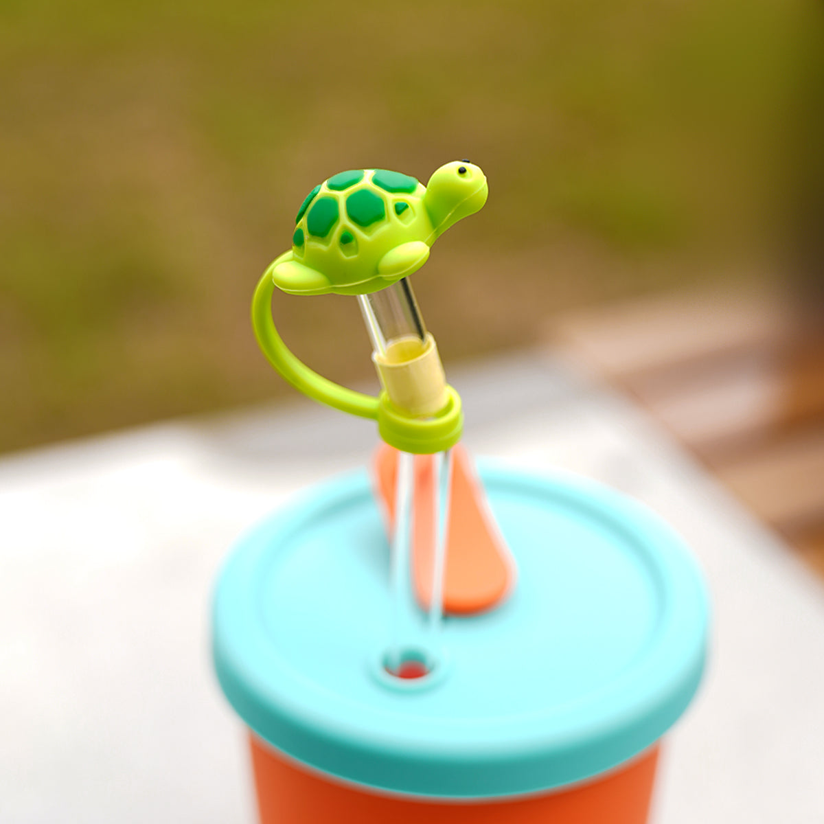 Owllaser Turtle Style Straw Topper Accessory for 10mm Straw