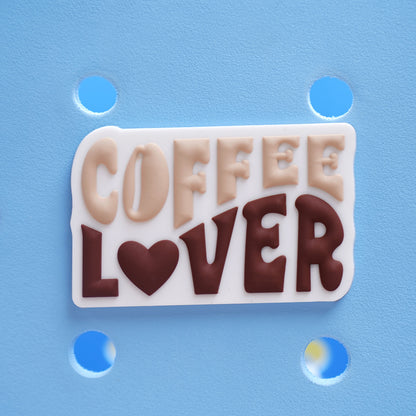 Owllaser "Coffee Lover" Charm for Handbag