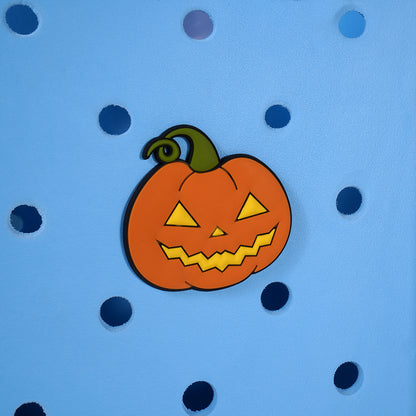 Owllaser Smile Pumpkin Charm for Handbags, Accessories for Bogg Bags