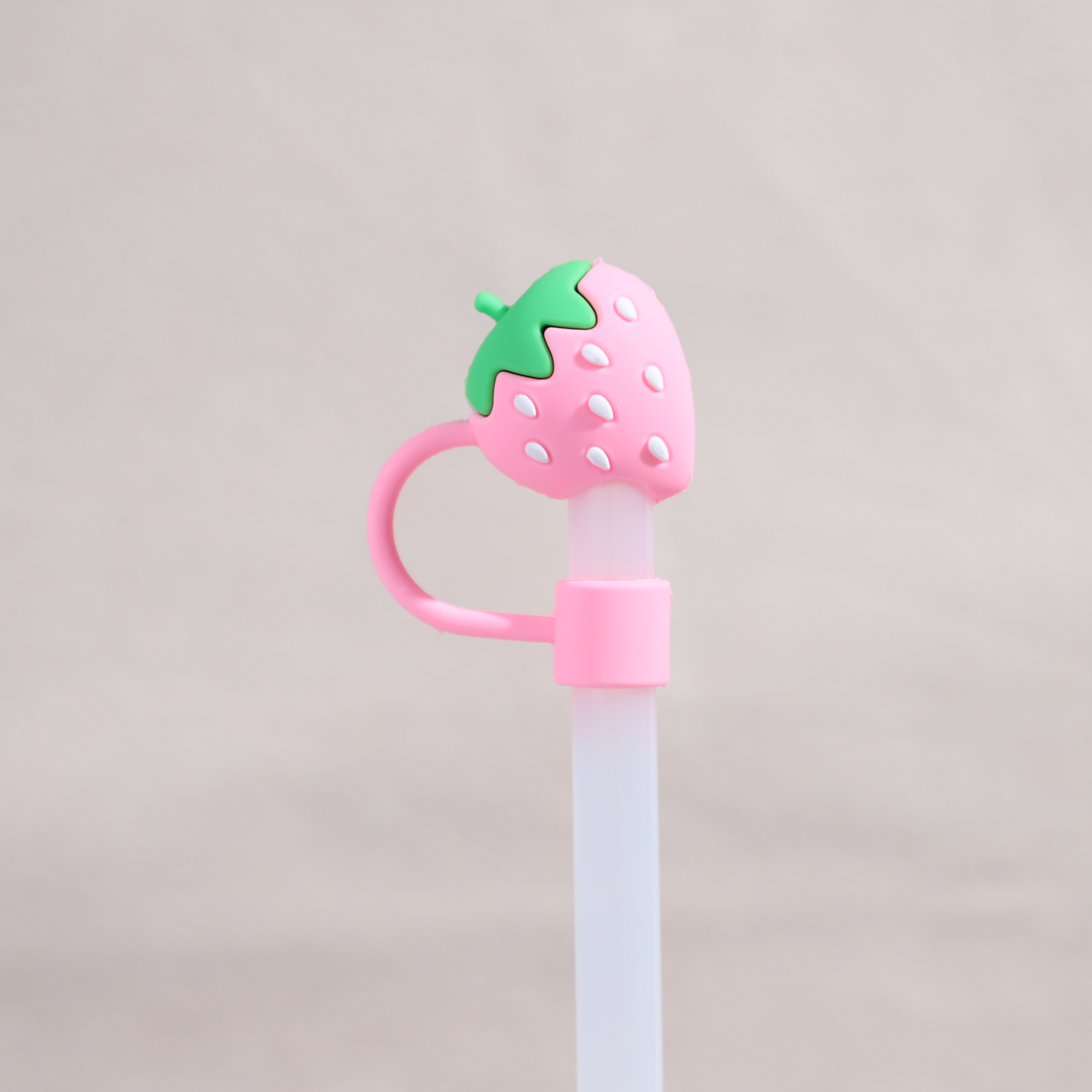 Owllaser Strawberry Straw Topper for 10mm Straw