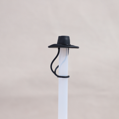 Owllaser Cowboy Hat Straw Topper, Straw Accessory for 10mm Straw