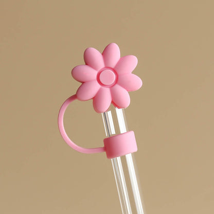 Owllaser Lotus Flower Straw Topper, 10mm Straw Accessory