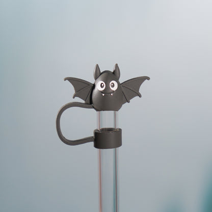 Owllaser Halloween Bat Straw Topper, Accessory for 10mm Straw