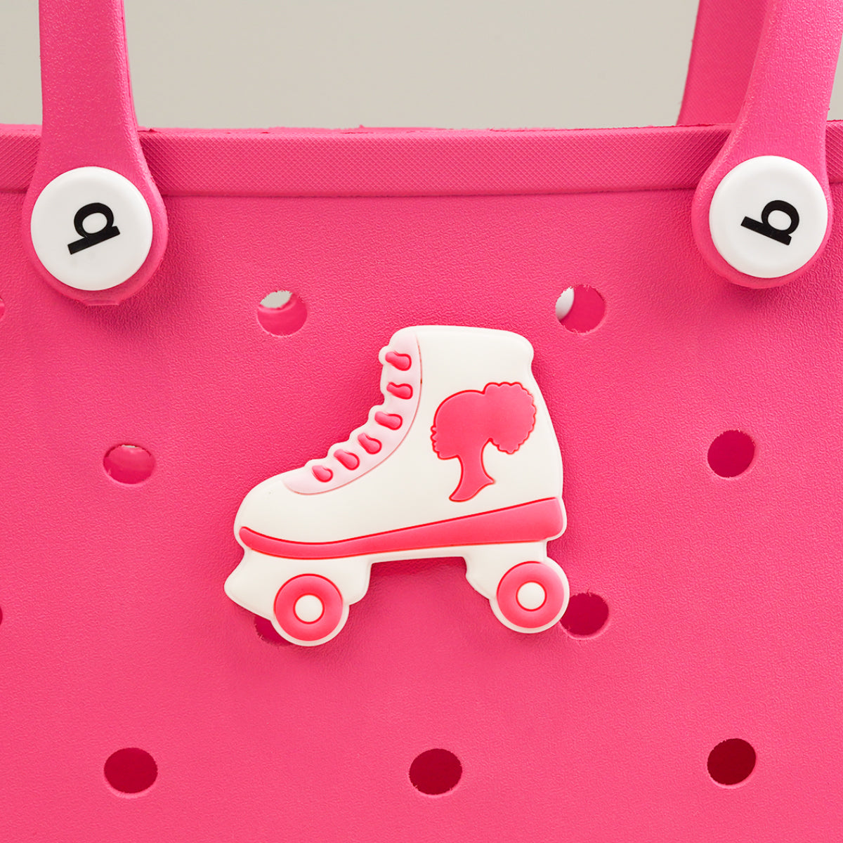 Owllaser Pink Skate Charm for Handbags, Accessories for Bogg Bags
