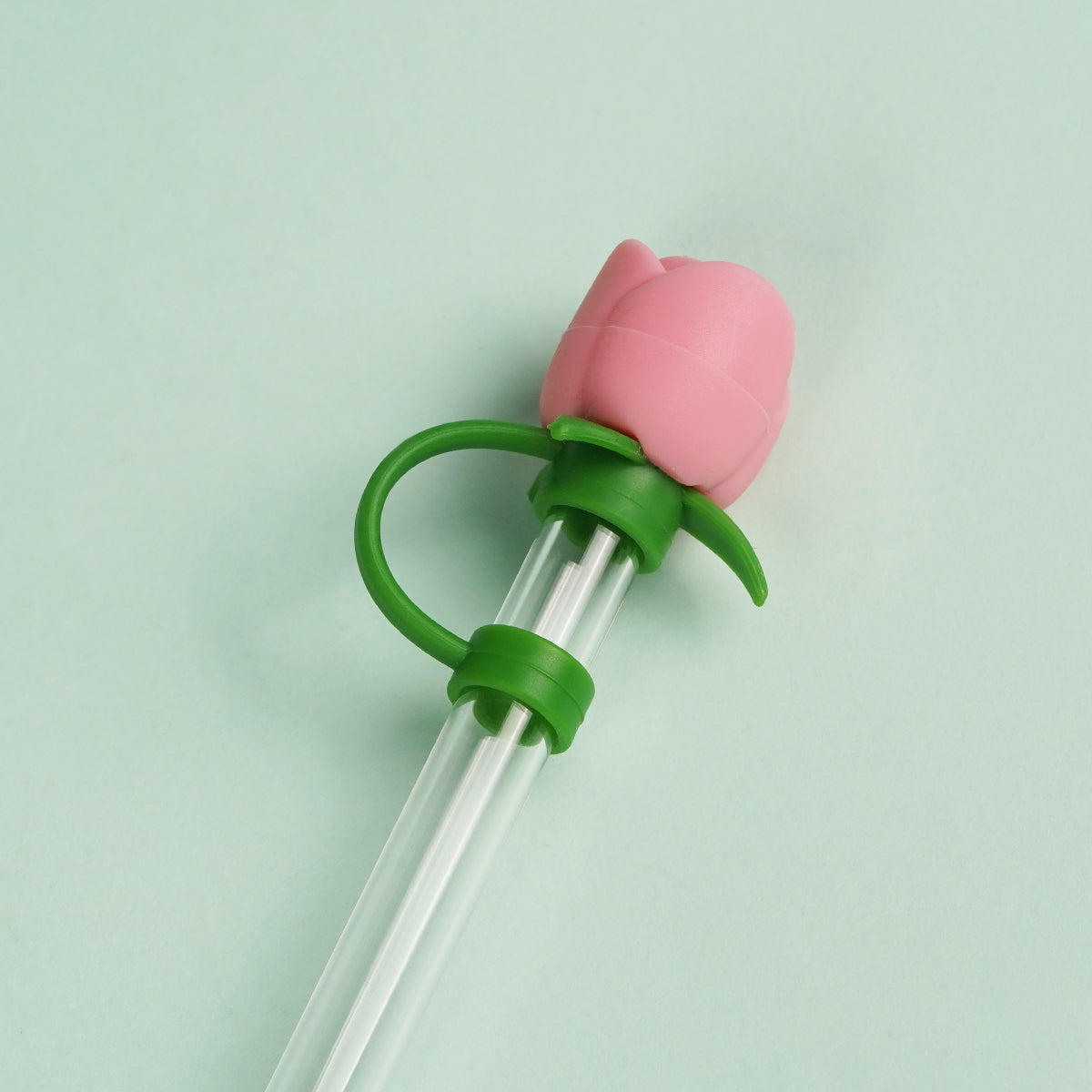 Owllaser Romantic Rose Straw Topper Accessory for 10mm Straw