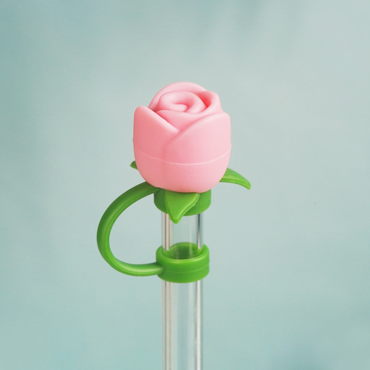 Owllaser Romantic Rose Straw Topper Accessory for 10mm Straw